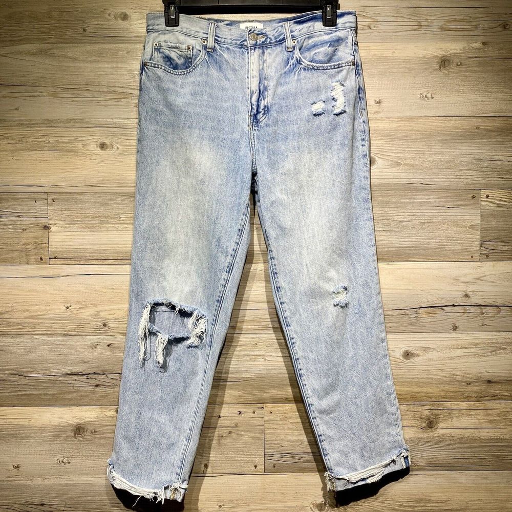Pistola Presley High Rise Relaxed Roller Jeans - By My Side Sz 30 (32x25) Cuffed